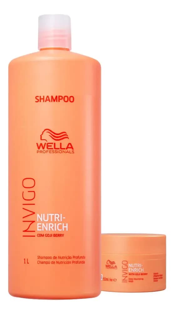 Kit Wella Professionals Invigo Nutri-enrich Shampoo + Máscara