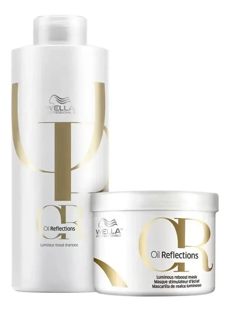 Wella Oil Reflections Kit Shampoo 1l + Mascara 500g